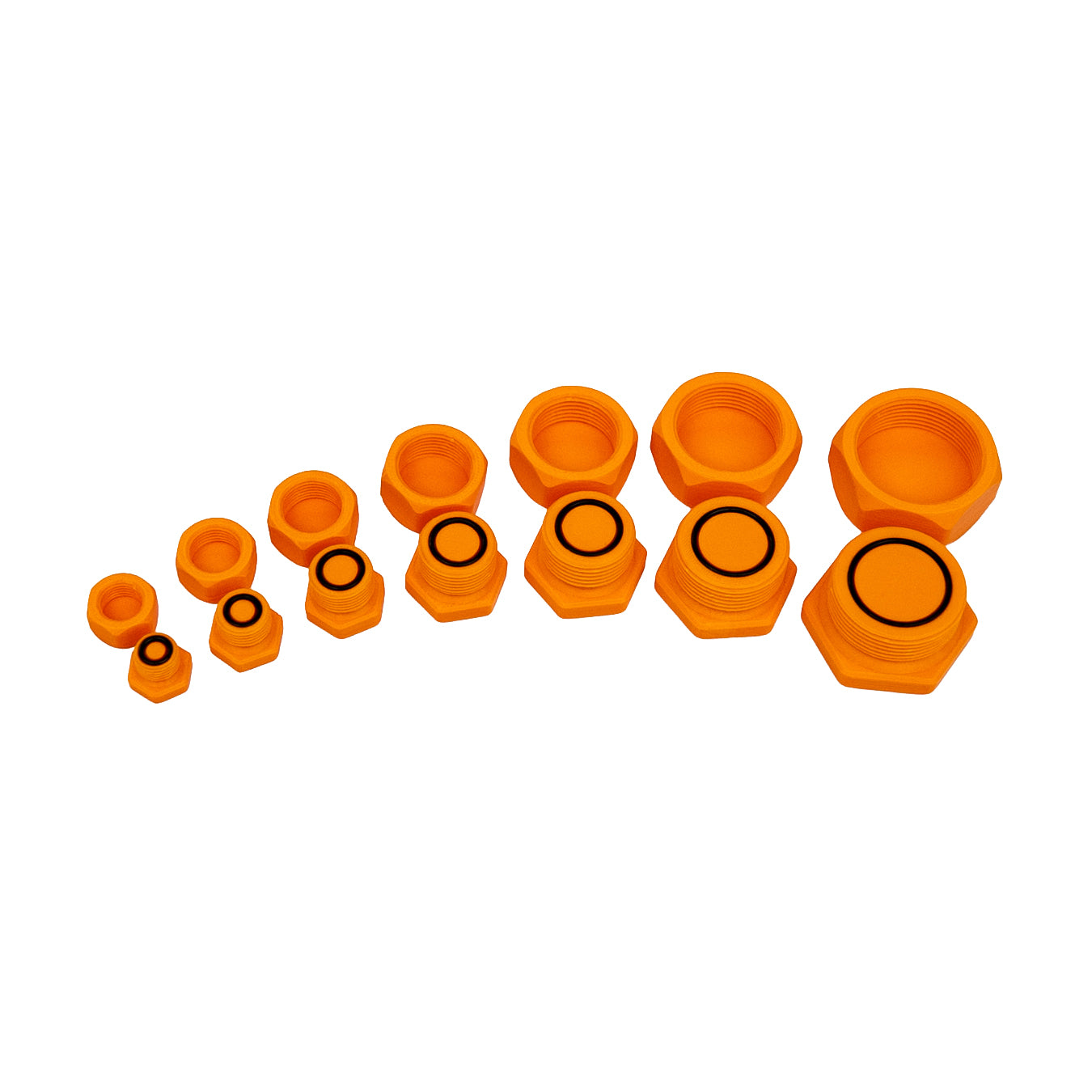 ORFS cap and plug kit 58 pieces Identification mini